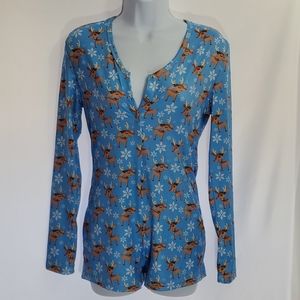 Women's Christmas Romper Size Medium